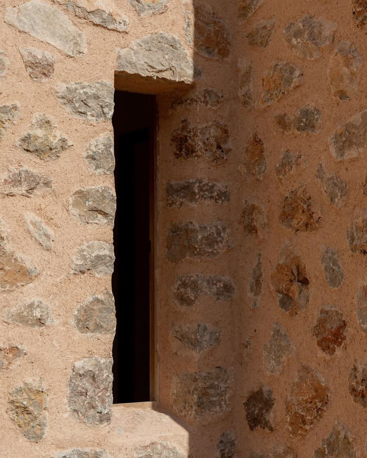 Renovated dry stone wall